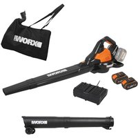 WORX Wg583e 40V Akku-Staubsauger-Gebläse-Häcksler Worx WORX Wg583e 40V Akku-Staubsauger-Gebläse-Häcksler Worx von Worx