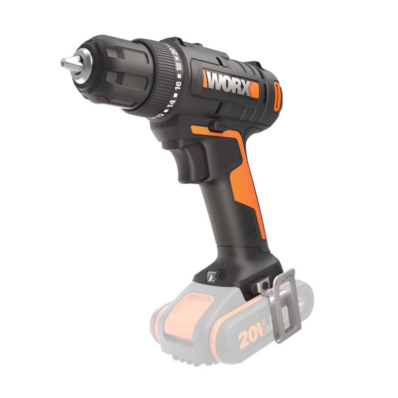 Worx Akku-Bohrschrauber WX100.9 20 V Solo von Worx