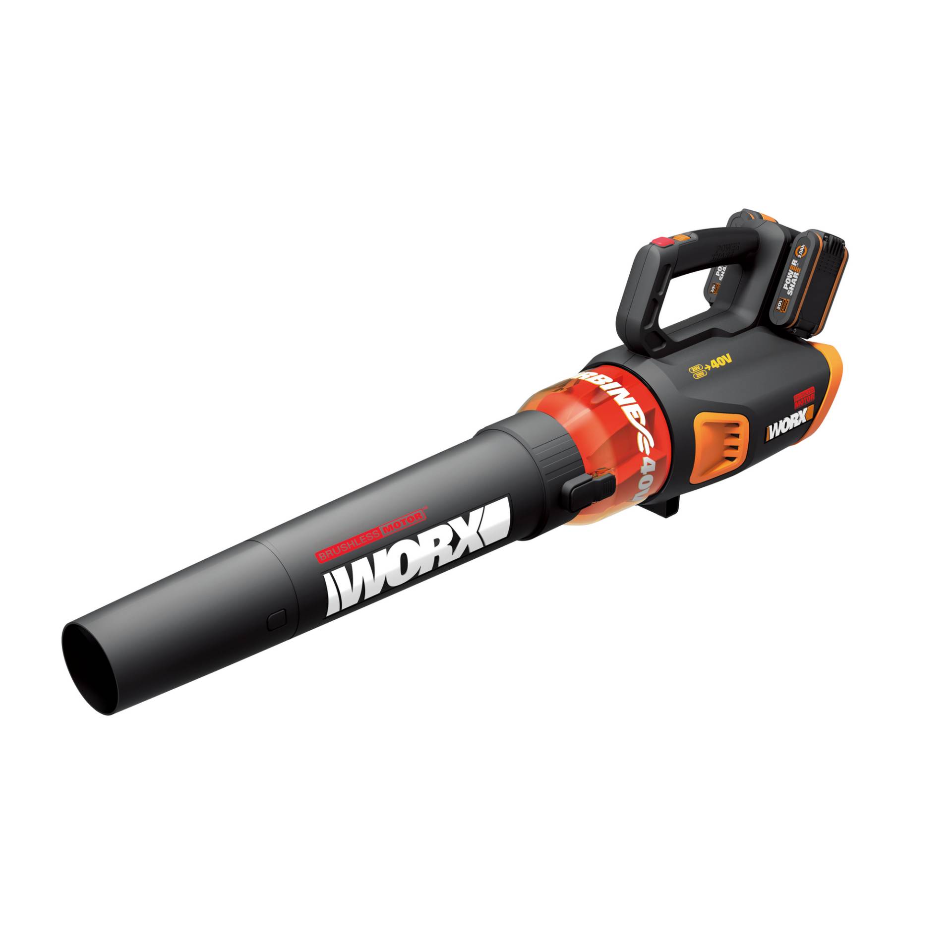 Worx Akku-Laubbläser 'WG584E' mit Akku und Ladegerät Worx Akku-Laubbläser 'WG584E' mit Akku und Ladegerät von Worx