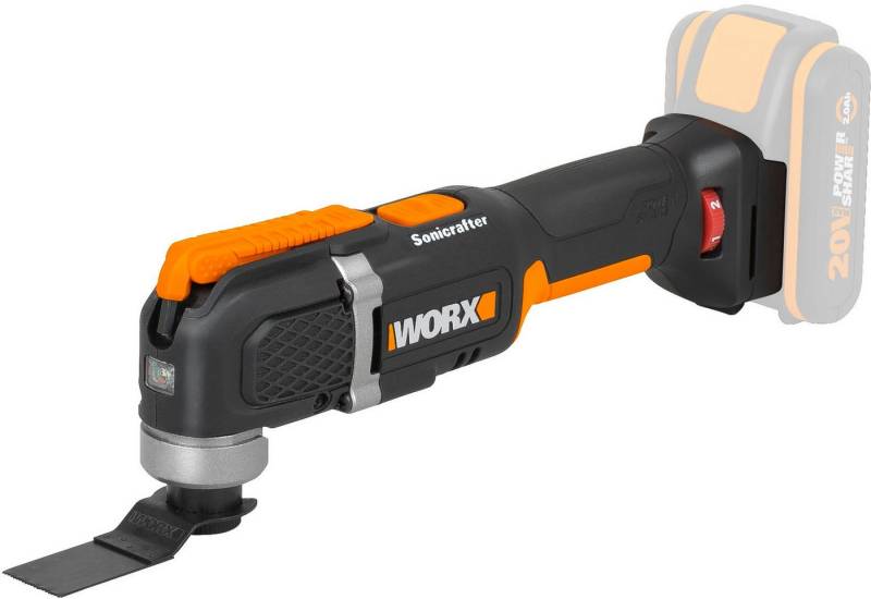 Worx Akku-Multifunktionswerkzeug WX696.9, zum Schneiden, Sägen, Schleifen uvm, ohne Akku & Ladegerät Worx Akku-Multifunktionswerkzeug WX696.9, zum Schneiden, Sägen, Schleifen uvm, ohne Akku & Ladegerät von Worx
