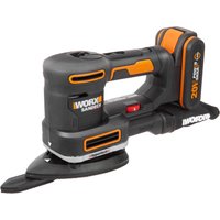 Worx Akku-Multischleifer "WX820", 5-in-1 Funktionen, DustStop-Mikrofilter, inkl. Akku & Ladegerät Worx Akku-Multischleifer "WX820", 5-in-1 Funktionen, DustStop-Mikrofilter, inkl. Akku & Ladegerät von Worx