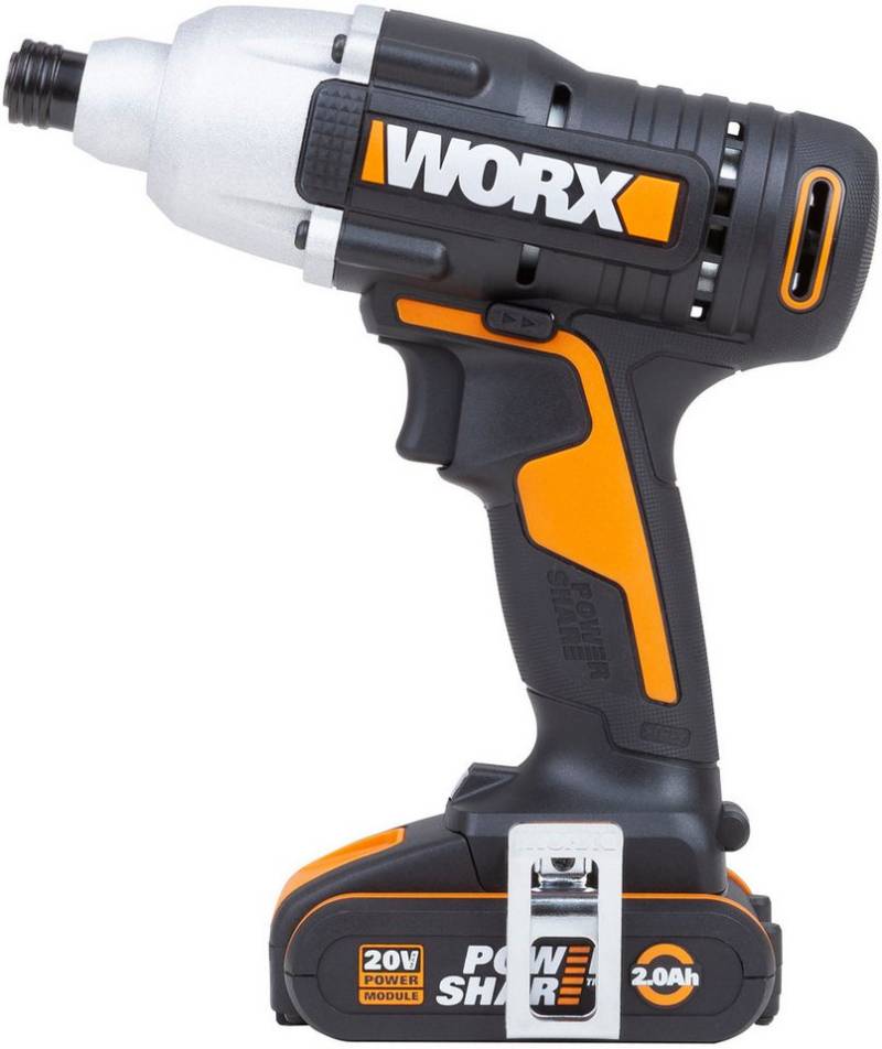 Worx Akku-Schlagschrauber WX291, 2600 U/min, 170 Nm, mit LED-Licht, inkl. Akku & Ladegerät von Worx