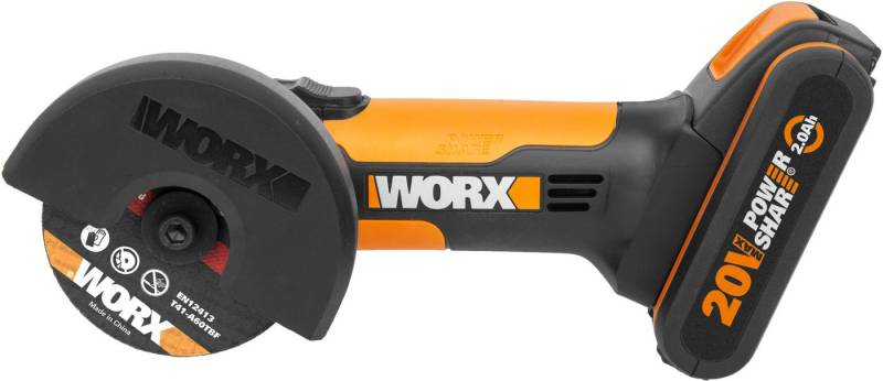 Worx Akku-Winkelschleifer WX801 Chopper, mit Akku & Ladegerät von Worx