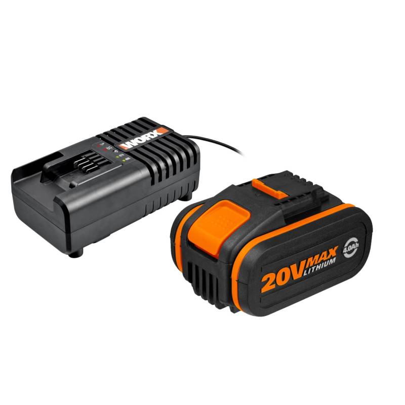 Worx Akku und Lader 20 V / 4,0 Ah WA3604 von Worx