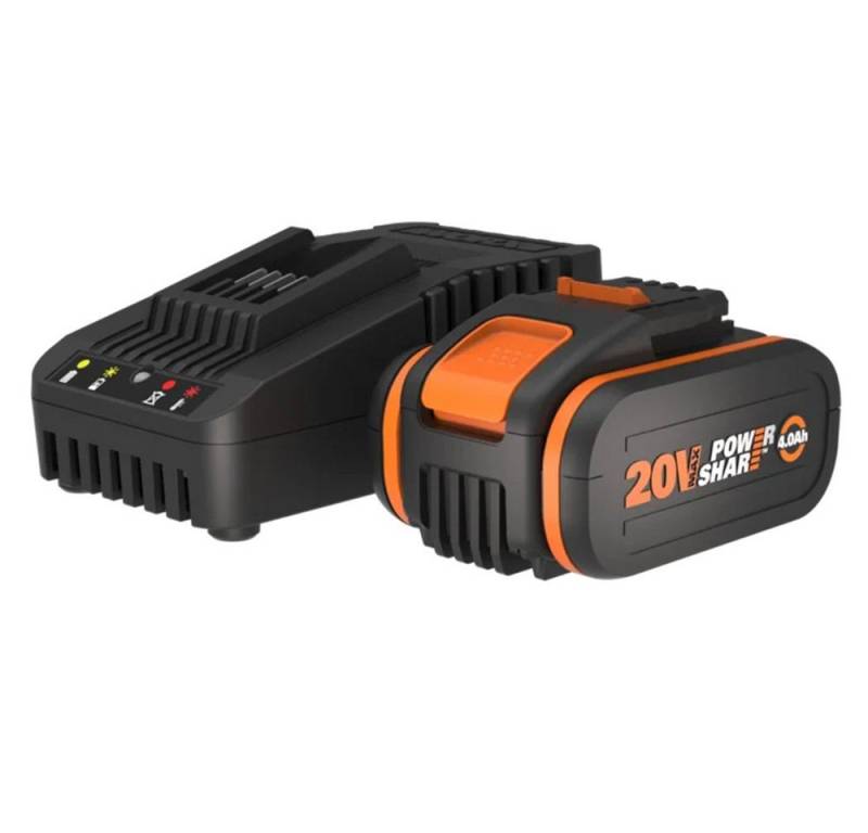 Worx Bohrer- und Bitset Worx Ladegerät-Set 20V mit 4.0Ah Akku & Ladestation Worx Bohrer- und Bitset Worx Ladegerät-Set 20V mit 4.0Ah Akku & Ladestation von Worx