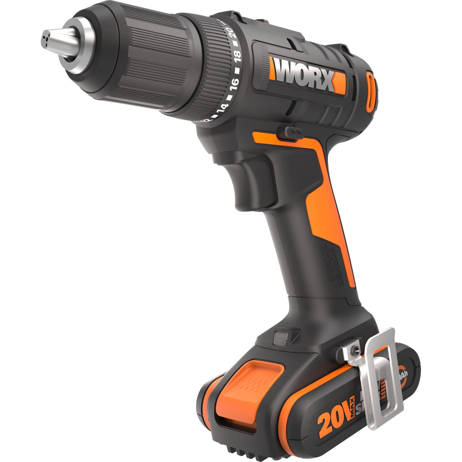 Worx Bohrschrauber WX108 inkl. 2 Ah Akkus von Worx