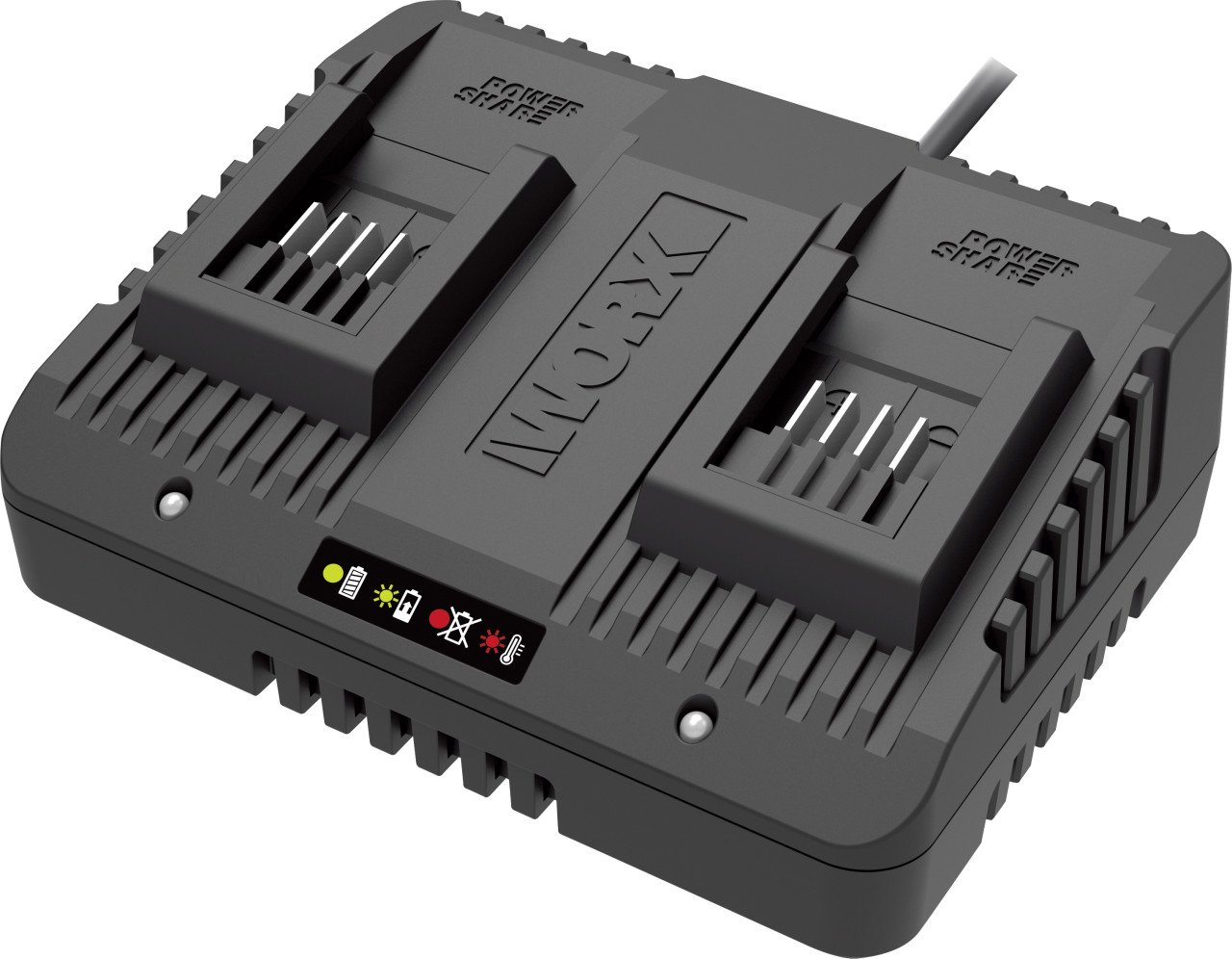 Worx Dual-Akku-Ladegerät 20 V Li-Ion WA3772 für alle Worx Akkus 20 V Worx Dual-Akku-Ladegerät 20 V Li-Ion WA3772 für alle Worx Akkus 20 V von Worx