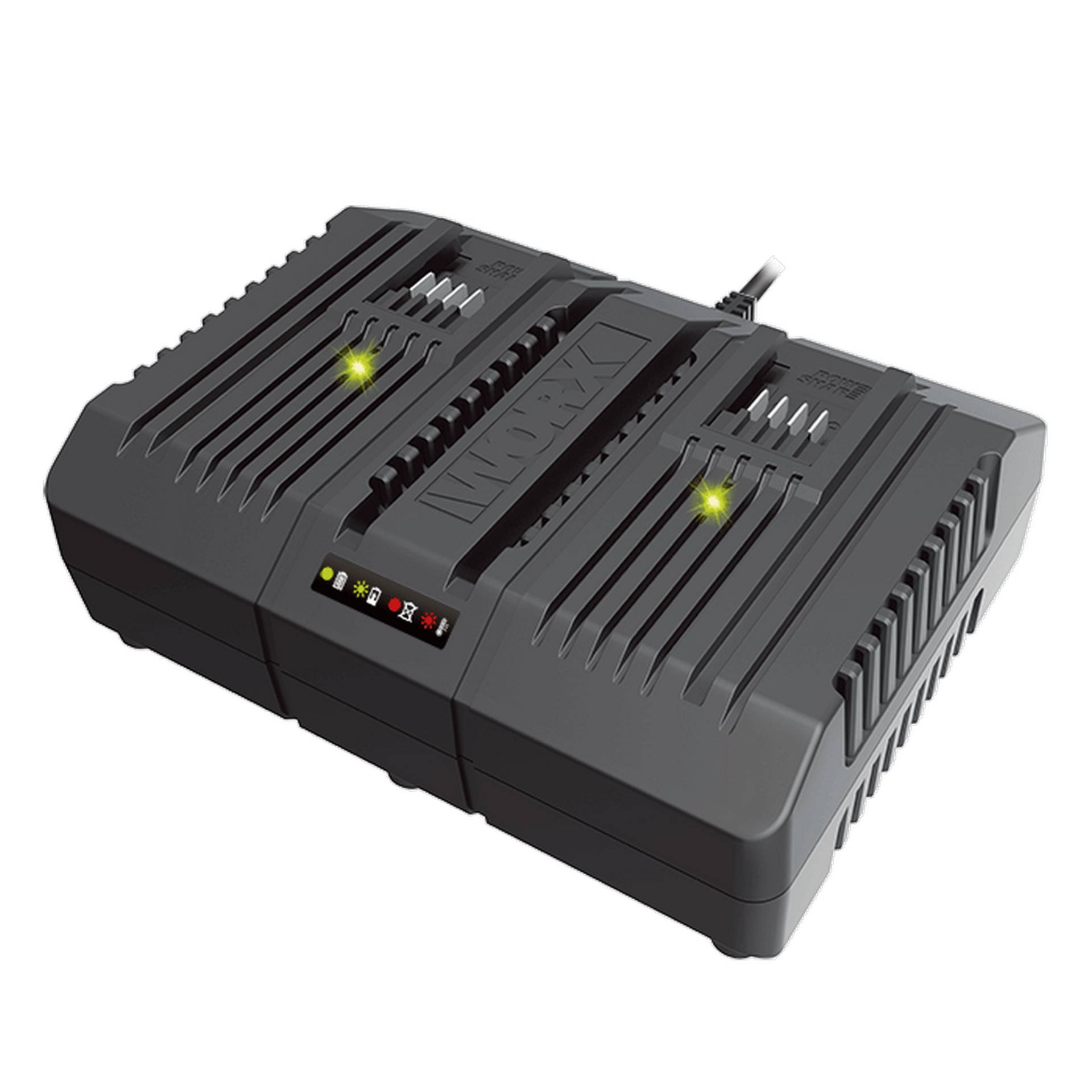 Worx Dual-Ladegerät 'WA3883' 20 V 6 A von Worx