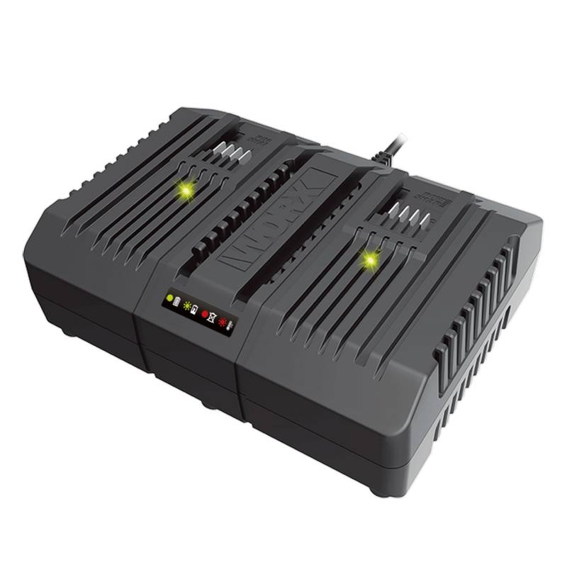 Worx Dual-Ladegerät 'WA3883' 20 V 6 A von Worx