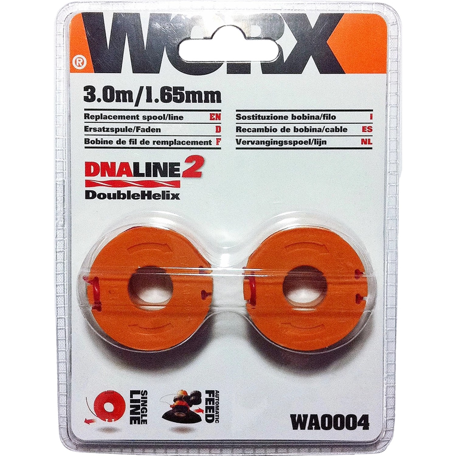 Worx Ersatz-Fadenspule WA0004 für alle Worx 20 V Akku-Rasentrimmer 2er-Set Worx Ersatz-Fadenspule WA0004 für alle Worx 20 V Akku-Rasentrimmer 2er-Set von Worx