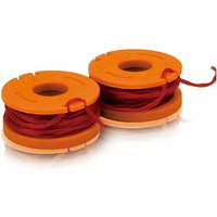 Worx Ersatzfaden Spulen 2x 3m, 1.65mm 2er-Set für WG157E & WG163E von Worx