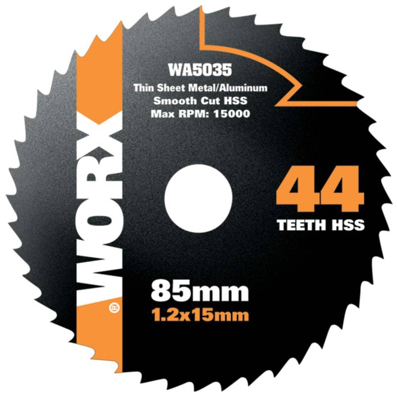 Worx HSS Sägeblatt 85 mm 44 Zähne WA5035 von Worx