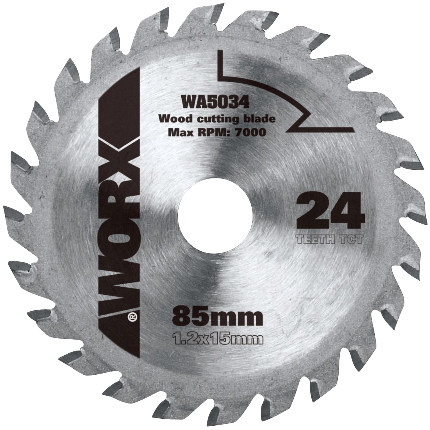 Worx Handkreissägeblatt 24Z WA5034 von Worx