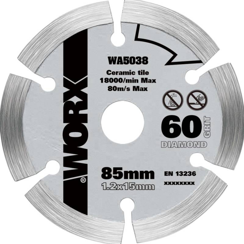 Worx Handkreissägeblatt Diamant WA5038 85 mm von Worx