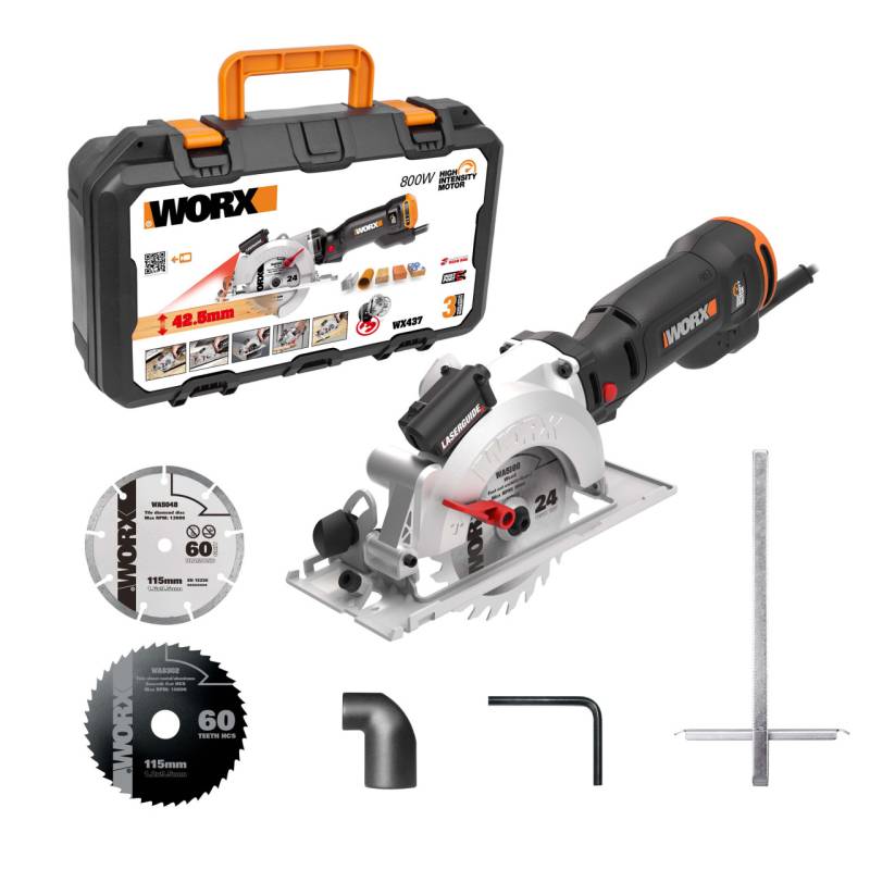 Worx Kompakt-Handkreissäge WX437 800 W von Worx