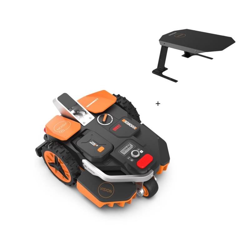 Worx Mähroboter Vision M800 19 cm inkl.  Akku und Garage von Worx