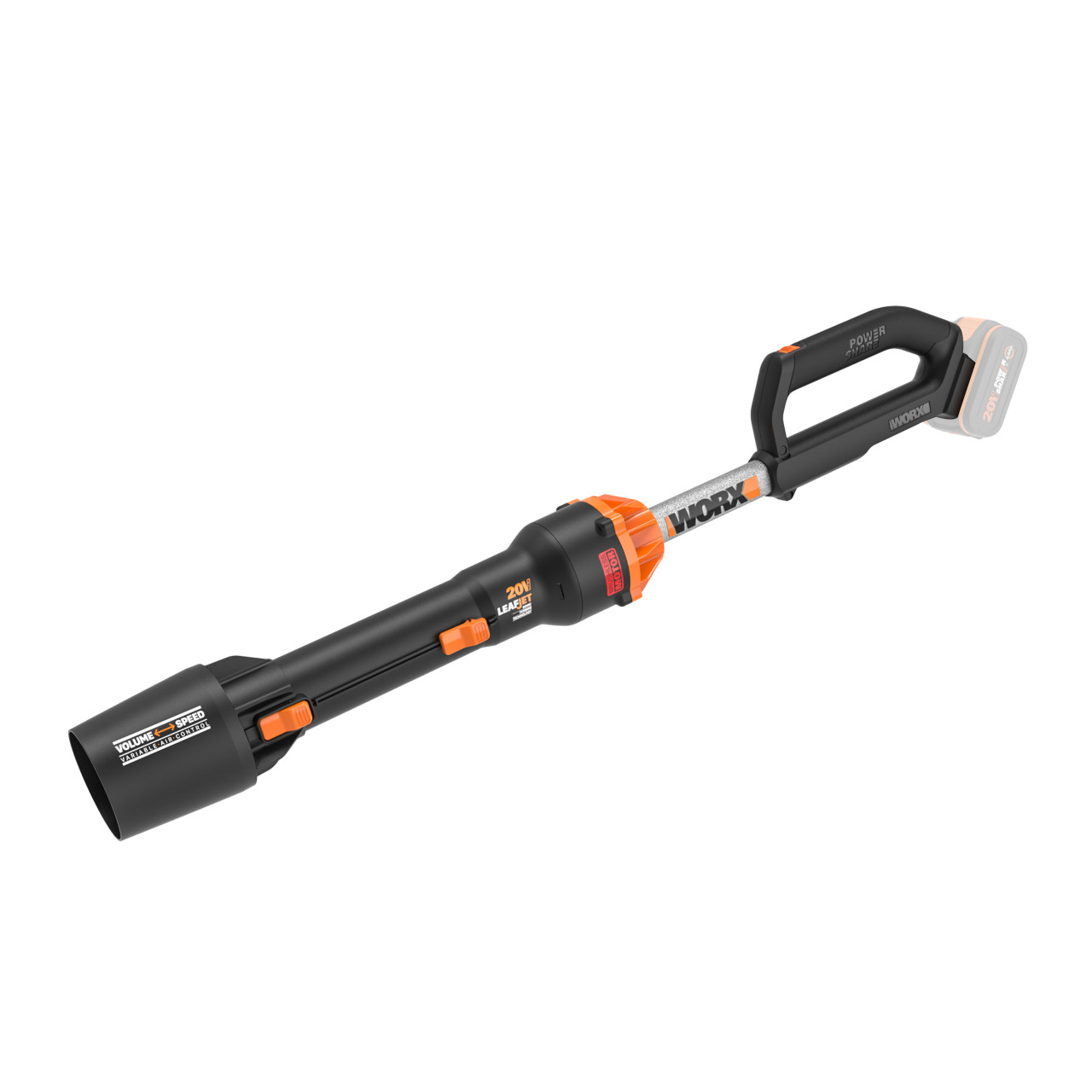 Worx Nitro Profi Akku-Laubbläser Leafjet 20V WG543E.9 Worx Nitro Profi Akku-Laubbläser Leafjet 20V WG543E.9 von Worx