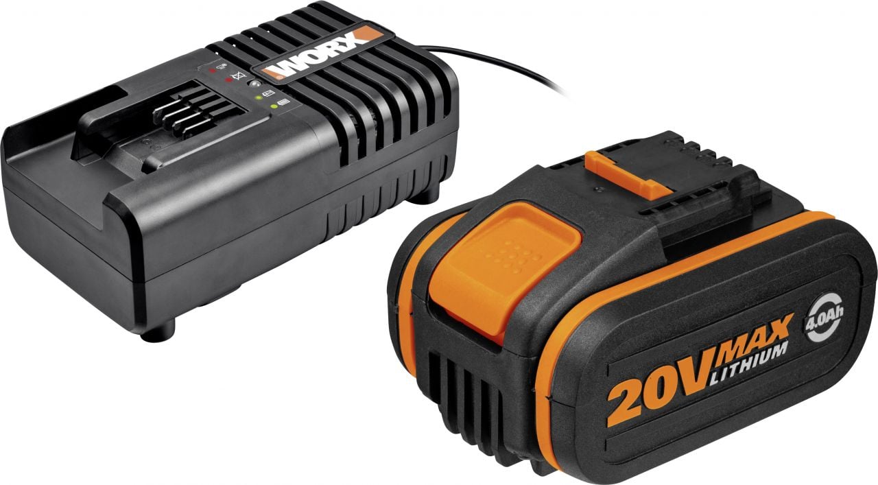 Worx PowerShare Starterset Akku mit Ladestation WA3604 20 V Worx PowerShare Starterset Akku mit Ladestation WA3604 20 V von Worx
