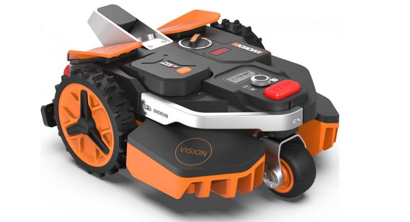 Worx Rasenmähroboter Landroid Vision M600 WR206E, bis 600 m² Rasenfläche, Intelligenter Mähroboter ohne Begrenzungskabel von Worx