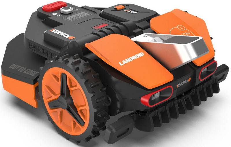 Worx Rasenmähroboter Mähroboter L1300 Landroid VISION, bis 1300 m² Rasenfläche, Intelligenter Mähroboter ohne Begrenzungskabel, für Gärten bis 1300m² von Worx