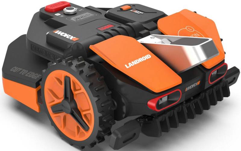Worx Rasenmähroboter Mähroboter L1600 Landroid VISION, bis 1600 m² Rasenfläche, Intelligenter Mähroboter ohne Begrenzungskabel, für Gärten bis 1600m² von Worx