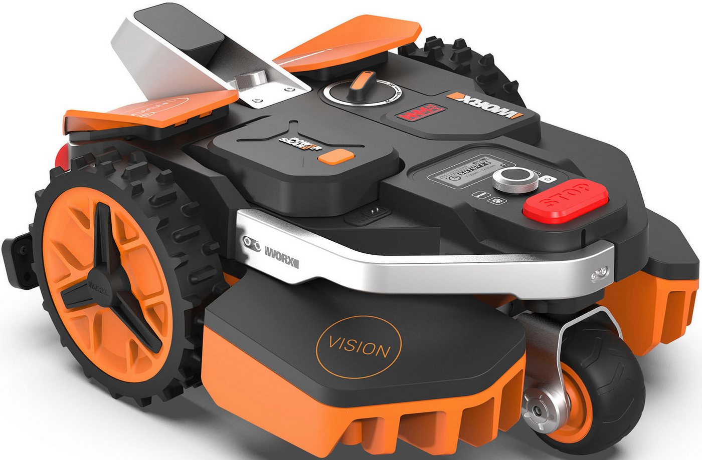 Worx Rasenmähroboter Mähroboter M600 Landroid VISION, bis 600 m² Rasenfläche, Intelligenter Mähroboter ohne Begrenzungskabel, für Gärten bis 600m² Worx Rasenmähroboter Mähroboter M600 Landroid VISION, bis 600 m² Rasenfläche, Intelligenter Mähroboter ohne Begrenzungskabel, für Gärten bis 600m² von Worx