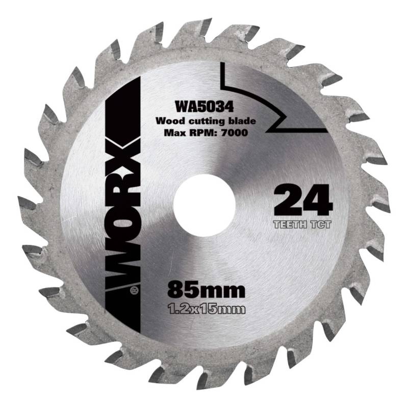 Worx TCT Sägeblatt 85 mm 24 Zähne WA5034 von Worx