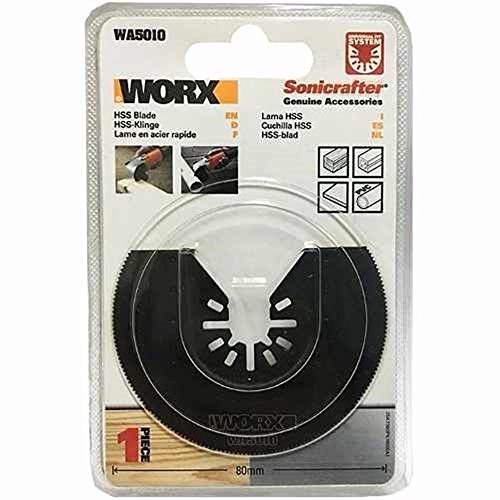 WORX HSS Segmentsägeblatt 80 mm, 1 Stück, WA5010 WORX HSS Segmentsägeblatt 80 mm, 1 Stück, WA5010 von WORX