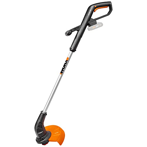 WORX WG157E.9 Akku Rasentrimmer 20V – 2-in-1 Gerät: Kantenschneider Rasen mit Rasentrimmer – Praktische automatische Fadenverlängerung – Inkl. Fadenspule – Ohne Akku & Ladegerät von WORX