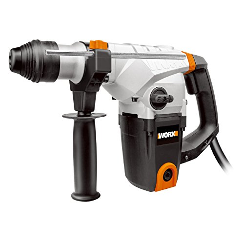 WORX WX333 Schlagbohrhammer 1250W – Kraftvoller SDS plus Hammerbohrer mit Antivibrations-Handgriff - zum Hammerbohren, Bohren & Meißeln – 5 Joule Einzelschlagstärke von WORX