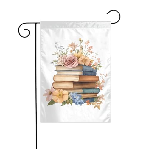 Aquarell-Gartenflagge, 30 x 45 cm, vertikal, doppelseitig, Bauernhaus, Urlaub, Außendekoration, Hofflagge Aquarell-Gartenflagge, 30 x 45 cm, vertikal, doppelseitig, Bauernhaus, Urlaub, Außendekoration, Hofflagge von Woshuwo