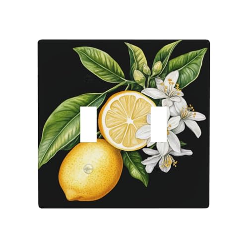 Doppel-Gang-Kipplichtabdeckung, Wandplatte, Schalter, Dekor, Standardgröße – 11,4 x 11,4 cm Doppel-Gang-Kipplichtabdeckung, Wandplatte, Schalter, Dekor, Standardgröße – 11,4 x 11,4 cm von Woshuwo