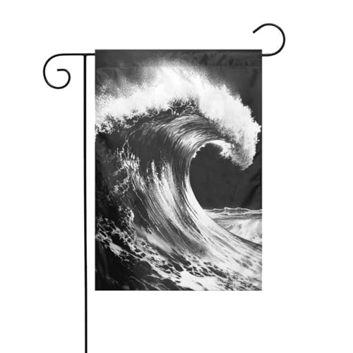 Gartenflagge, groß, gewellt, 30 x 45 cm, vertikal, doppelseitig, Bauernhaus, Urlaub, Außendekoration, Hofflagge Gartenflagge, groß, gewellt, 30 x 45 cm, vertikal, doppelseitig, Bauernhaus, Urlaub, Außendekoration, Hofflagge von Woshuwo