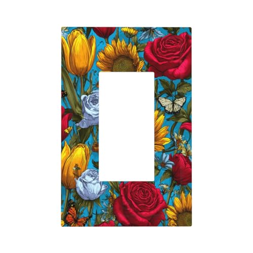 Lichtschalter, Wandplatte, Blende, 1-Gang, Dekorator, Steckdosenabdeckungen für Zuhause, Küche, Zimmer, Badezimmer, Dekoration Lichtschalter, Wandplatte, Blende, 1-Gang, Dekorator, Steckdosenabdeckungen für Zuhause, Küche, Zimmer, Badezimmer, Dekoration von Woshuwo