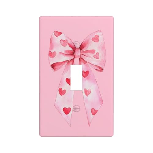 Lichtschalter-Abdeckung, dekorativer einzelner Kippschalter, 1-Gang, Wandplatte für Küche, Bauernhaus, Schlafzimmer, Badezimmer, Kunstdekoration Lichtschalter-Abdeckung, dekorativer einzelner Kippschalter, 1-Gang, Wandplatte für Küche, Bauernhaus, Schlafzimmer, Badezimmer, Kunstdekoration von Woshuwo