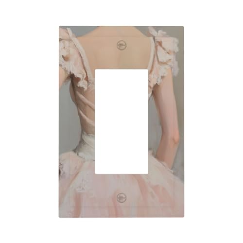 Lichtschalter-Wandplatte, Blende für Ballettkleid, 1-Gang-Dekorator, Steckdosenabdeckungen für Zuhause, Küche, Zimmer, Badezimmer, Dekoration Lichtschalter-Wandplatte, Blende für Ballettkleid, 1-Gang-Dekorator, Steckdosenabdeckungen für Zuhause, Küche, Zimmer, Badezimmer, Dekoration von Woshuwo