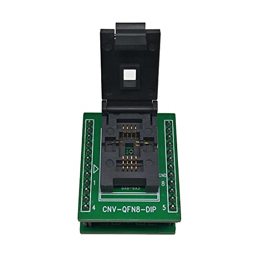 Wosieue QFN8 DFN8 WSON8 Programmierbuchse, Stiftteilung, 1,27 mm, Größe des Körpers IC 6 x 8 mm, Klapp-Teststecker, ZIF-Stecker, Kelivn Wosieue QFN8 DFN8 WSON8 Programmierbuchse, Stiftteilung, 1,27 mm, Größe des Körpers IC 6 x 8 mm, Klapp-Teststecker, ZIF-Stecker, Kelivn von Wosieue