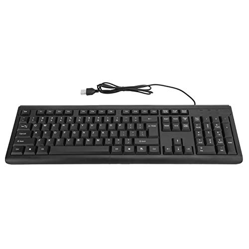 Wosune Kabelgebundene Tastatur, Flexible ergonomische Plug-and-Play-Business-Tastatur für Desktop Business Computer Home Wosune Kabelgebundene Tastatur, Flexible ergonomische Plug-and-Play-Business-Tastatur für Desktop Business Computer Home von Wosune