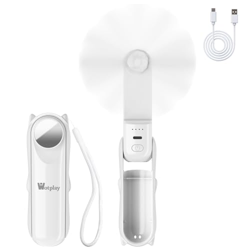 Wotplay Handventilator Mini Ventilator 3-In-1 Handventilator Handventilator Akku Aufladbar Wiederaufladbarer Usb Mit Mobile Stromversorgung Tragbarer Ventilator Für Sommer Reisen Geschenke Weiß Wotplay Handventilator Mini Ventilator 3-In-1 Handventilator Handventilator Akku Aufladbar Wiederaufladbarer Usb Mit Mobile Stromversorgung Tragbarer Ventilator Für Sommer Reisen Geschenke Weiß von Wotplay