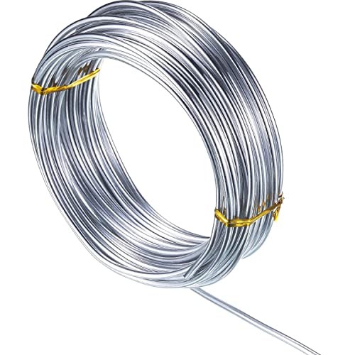 Flexibler Aluminiumdraht, rostfrei, silberfarben, Basteldraht, faltbar, Skulptur aus flexiblem Draht, Bastelzubehör, Metalldraht für Skulpturen Flexibler Aluminiumdraht, rostfrei, silberfarben, Basteldraht, faltbar, Skulptur aus flexiblem Draht, Bastelzubehör, Metalldraht für Skulpturen von WouND