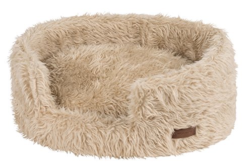 Wouapy 216804THMTE Korb Deluxe Hundebett, Flauschiges T62, beige von Wouapy