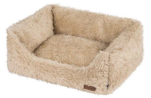 Wouapy 216811THMTE Deluxe Sofa Hundebett, Plüsch, beige von Wouapy