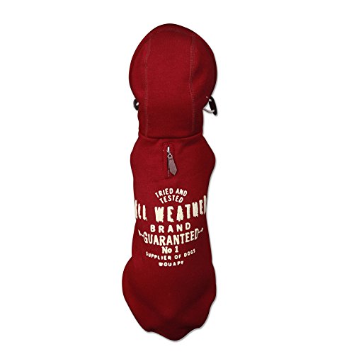 Wouapy 714732 Hoodie für HundGröße 32, rot von Wouapy