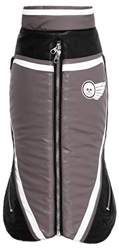 Wouapy 728530 Hundemantel für Motorrad, Größe 30, Grau Wouapy 728530 Hundemantel für Motorrad, Größe 30, Grau von Wouapy