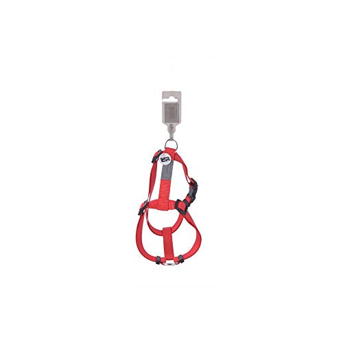 Wouapy Basic Line Hundegeschirr, verstellbar, 32/45 cm, Rot von Wouapy