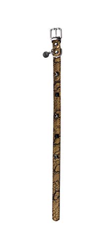 Wouapy Hundehalsband Python, 15 mm breit, 35 cm lang, Braun von Wouapy