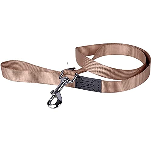 WOUAPY Leine Basic Line, Leine für Hunde von 40 mm x 50 cm beige von Wouapy