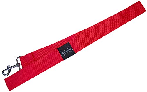 Wouapy Leine Basic Line, Leine für Hunde von 40 mm x 50 cm rot von Wouapy