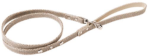 Wouapy Original Halsband für Hunde, aus Kunstleder, 15 mm breit, 35 cm lang, Grau von Wouapy