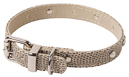 Wouapy Original Hundehalsband Hunde, aus Kunstleder, 10 mm breit, 30 cm lang von Wouapy